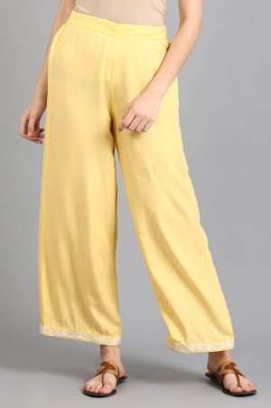 Yellow Parallel Pants