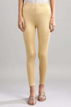 Gold Knitted Tights