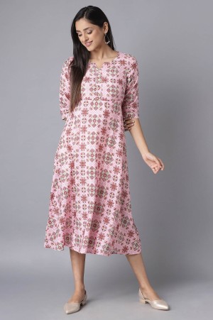 Pink Ethnic Dress